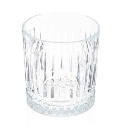 Cam Meşrubat Bardağı - Şeffaf - 340 ml