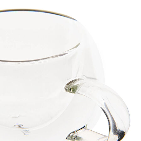 Double Wall Cam Kupa - Şeffaf - 160 ml