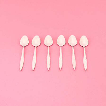 Monaco 6'lı Tatlı Kaşığı - Inox