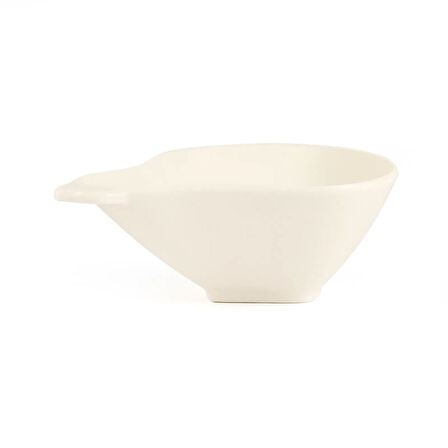 Armut Şekilli Küçük Çerezlik - Beyaz - 8,5 cm