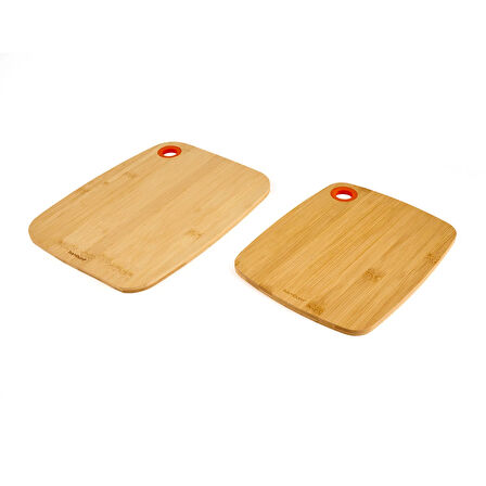 Ring 2'li Kesme Tahtası - Kahverengi