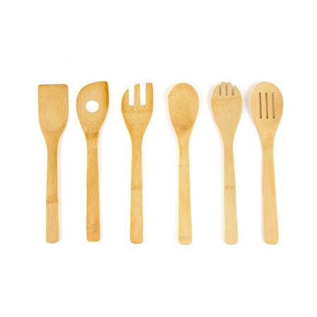 Ravioli 7 Parça Kaşık Seti - Kahverengi