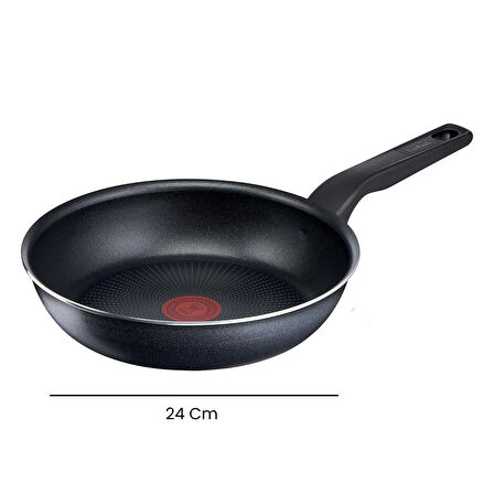 Titanyum 2X XL Force Difüzyon Tabanlı Tava - Siyah - 24 cm