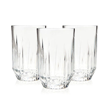 Echo Damla 3'lü Meşrubat Bardağı - 350 ml