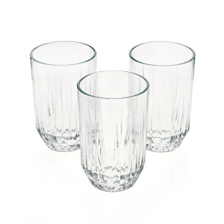 Echo Damla 3'lü Meşrubat Bardağı - 350 ml