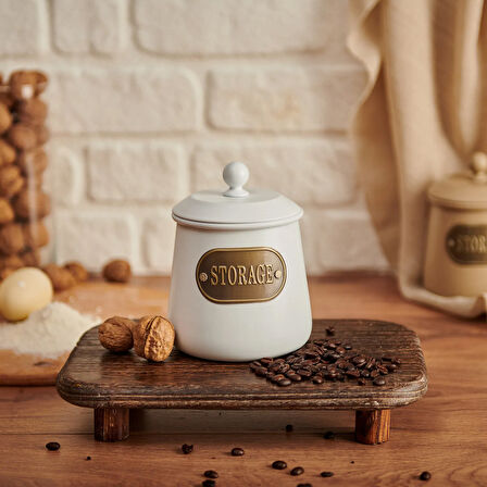 Galvaniz Storage Baharatlık - Beyaz - 1000 ml