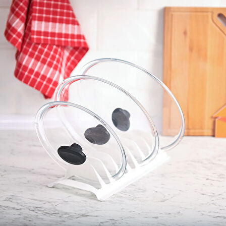 Tencere Kapak Düzenleyici Organizer - Asorti - 30 cm