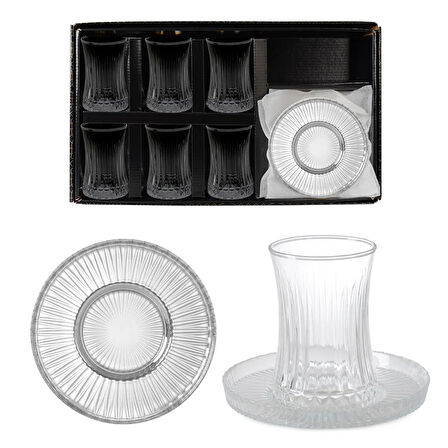 14645 Elysia Riva Cam Çay Takımı