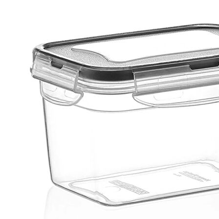 Fresh Box Dikdörtgen Izgaralı Saklama Kabı - 2400 ml