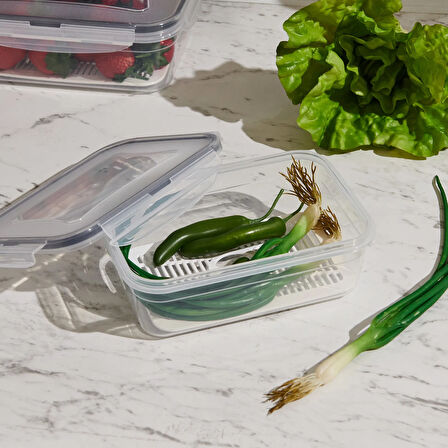 Fresh Box Kare Saklama Kabı - 1000 ml