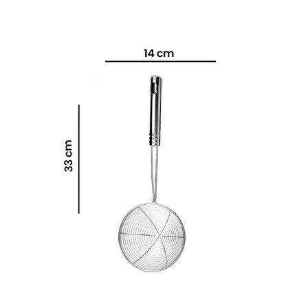 Çelik Kevgir - 33 cm