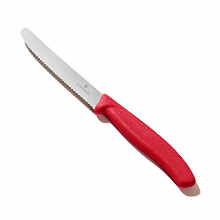 6.7831 Domates ve Sosis Bıçağı - Kırmızı - 11 cm