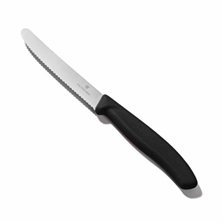 6.7833 Domates ve Sosis Bıçağı - Siyah - 11 cm
