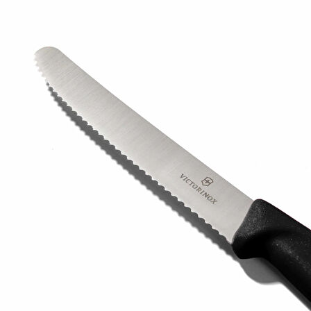 6.7833 Domates ve Sosis Bıçağı - Siyah - 11 cm