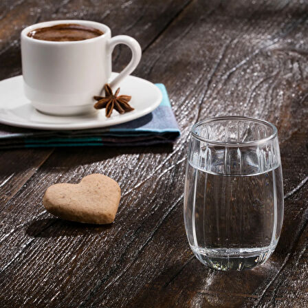 42012 Linka 6'lı Kahve Yanı Su Bardağı - 110 ml