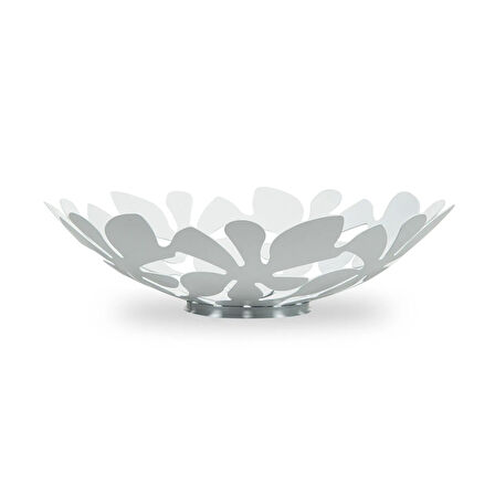 Metal Meyvelik - Beyaz - 30 cm