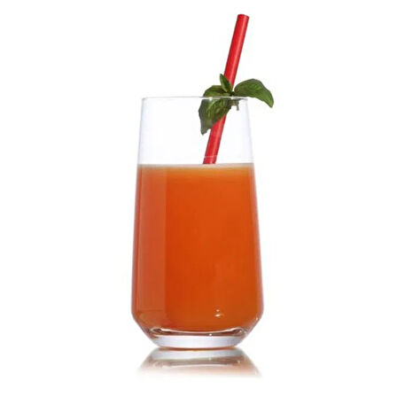 Lal 3'lü Bardak - 480 ml
