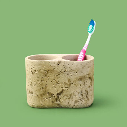 Octavia Diş Fırçalık - Bej