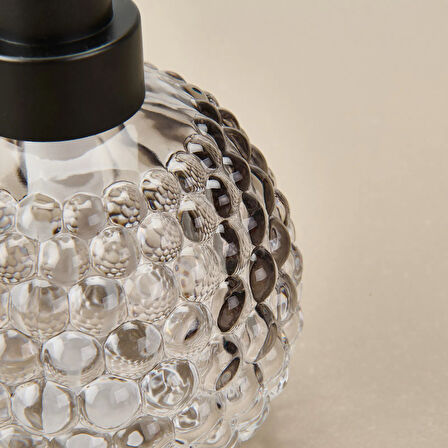 Damla Desenli Sıvı Sabunluk - Antrasit