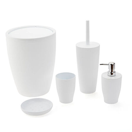 Pure 5'li Banyo Seti - Beyaz