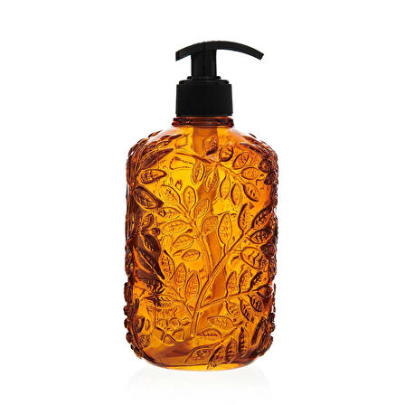 Design Venüs Cam Sıvı Sabunluk - Amber