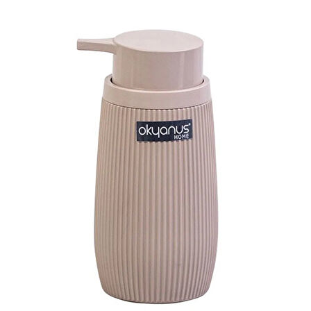 Home Çizgili Yuvarlak Sıvı Sabunluk - Asorti