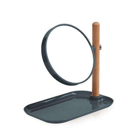 Orginazerli Banyo ve Makyaj Aynası - Antrasit