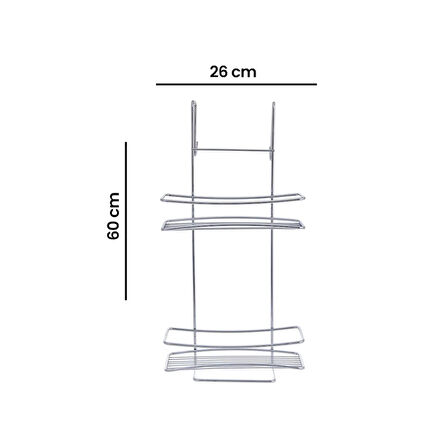Duşakabin Şampuanlık - Gri
