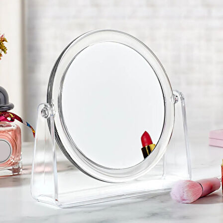 Store Yuvarlak Makyaj Aynası 4x Yakınlaştırma