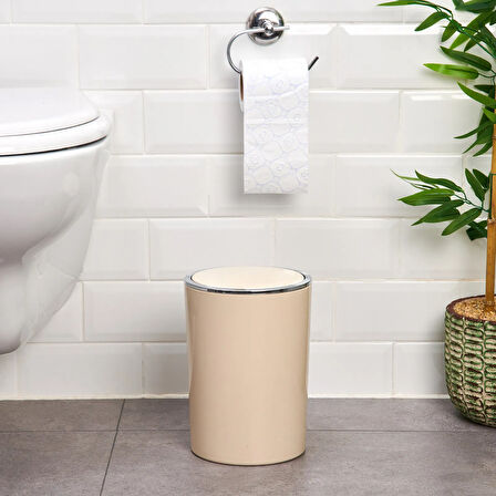 Lenox Çöp Kovası - Bej - 6 lt