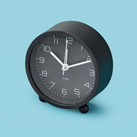 Kronos Masa Saati - Siyah - 9x4 cm