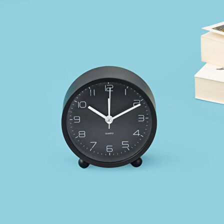 Kronos Masa Saati - Siyah - 9x4 cm