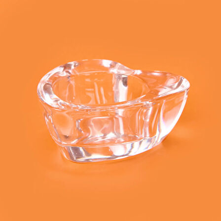 Deco Heart Mumluk - Şeffaf -6,8x2x8 cm