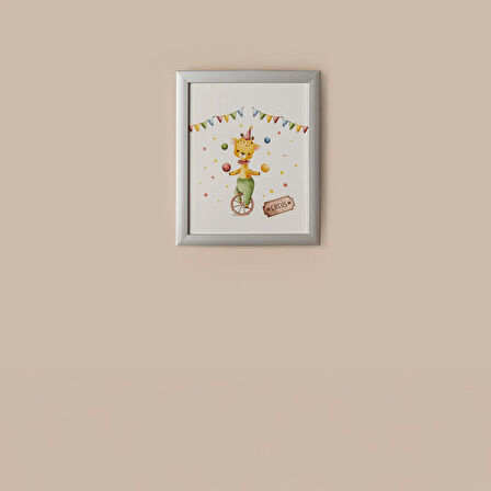 Deco Circus Tablo - Renkli - 28x23 cm