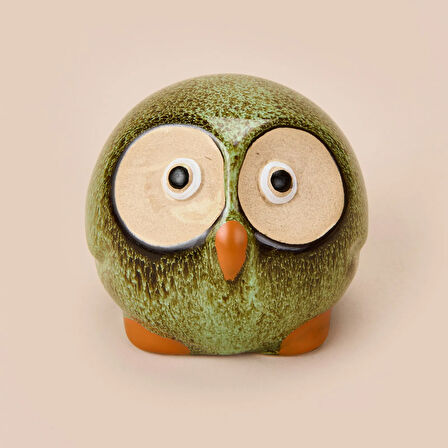 Baykuş Biblo - Asorti - 9x9 cm