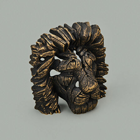 Deco Leone Dekor - Gold / Siyah - 14,5 cm