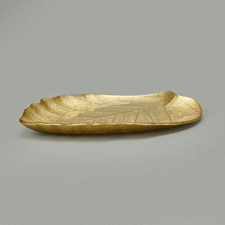 Deco Maja Dekoratif Tabak - Gold - 28 cm