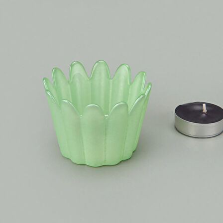 Deco Tulu Mumluk - Yeşil - 9 cm