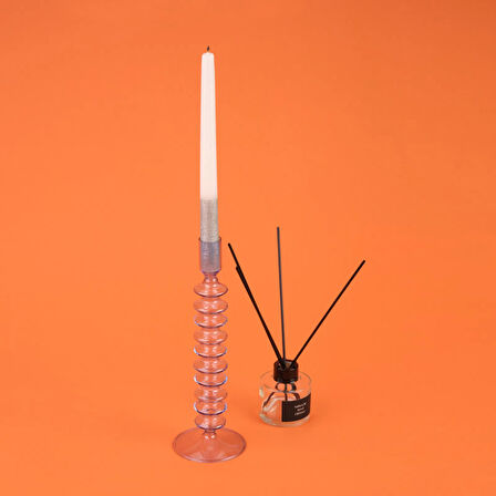 Casa Spiral Şamdan - Asorti - 26,5 cm