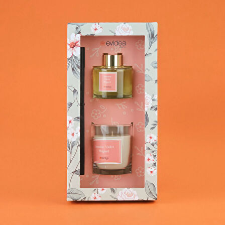 Deco Flower Mum ve Koku Seti - 130 gr + 100 ml