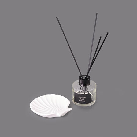 Deco İstiridye Dekor - Beyaz - 10 cm