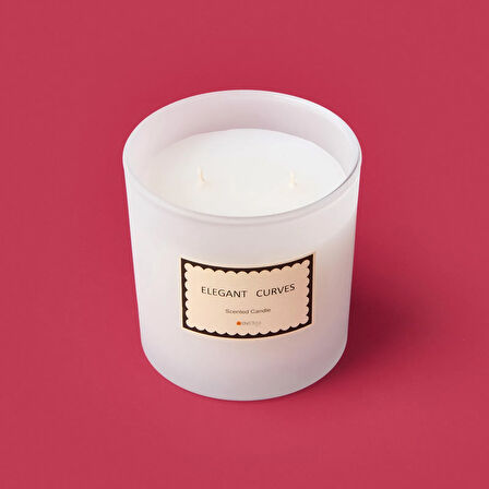 Deco Elegant Curves Mum - Beyaz - 370 gr