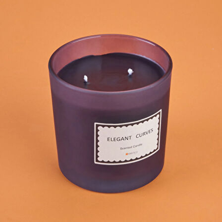 Deco Elegant Curves Mum - Siyah - 370 gr