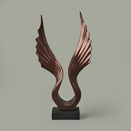 Deco Wings Dekor - Kahverengi - 42 cm