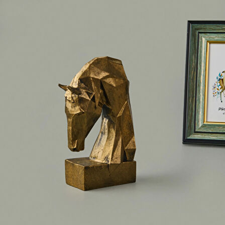 Deco Horse Dekor - Gold - 13 cm