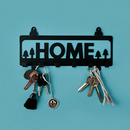 Deco Home Anahtarlık - Siyah - 25x8 cm