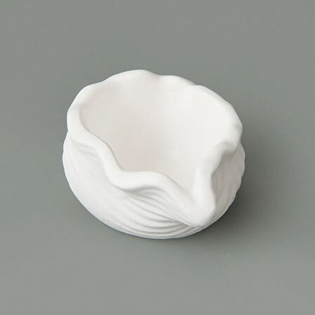 Deco Nautilius Dekor - Beyaz - 10 cm