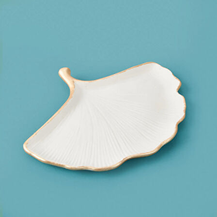 Deco Ginko Dekor - Beyaz - 17 cm