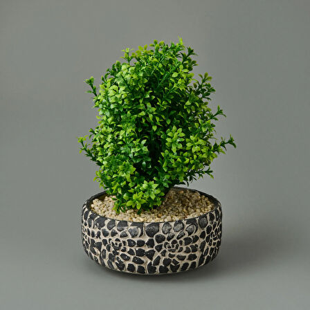 Dekoratif Çakıl Ağacı - 30x14x14 cm