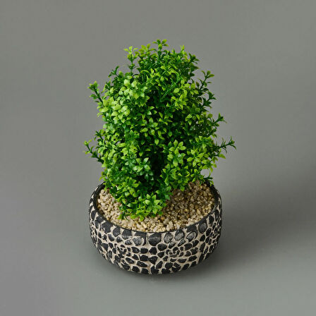 Dekoratif Çakıl Ağacı - 30x14x14 cm